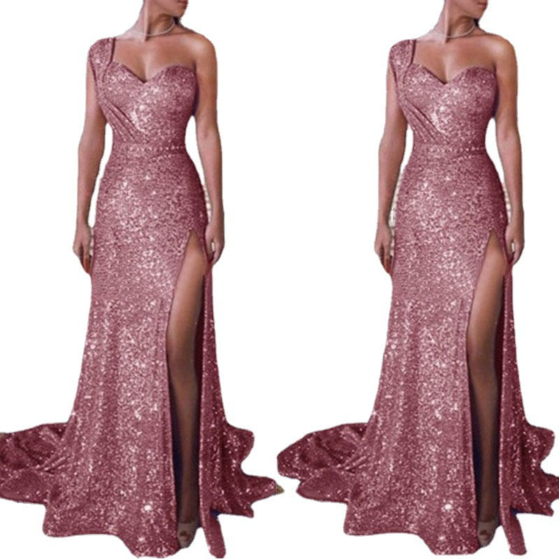 Glimmering - Gala One-Shoulder Dress