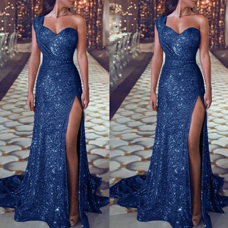 Glimmering - Gala One-Shoulder Dress