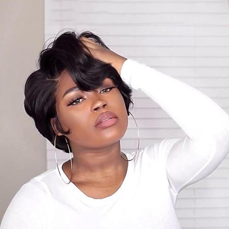 Short Lace Frontal Wigs  Human Hair