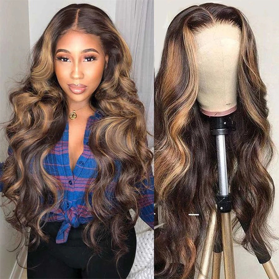 Medium And Long Curly Fashion Human Hair Wig