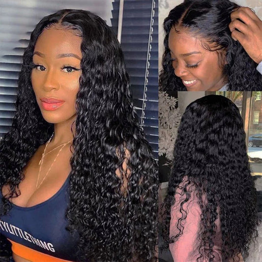 Curly Human Hair Wig Lace