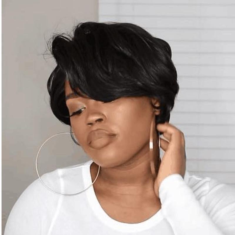 Short Lace Frontal Wigs  Human Hair