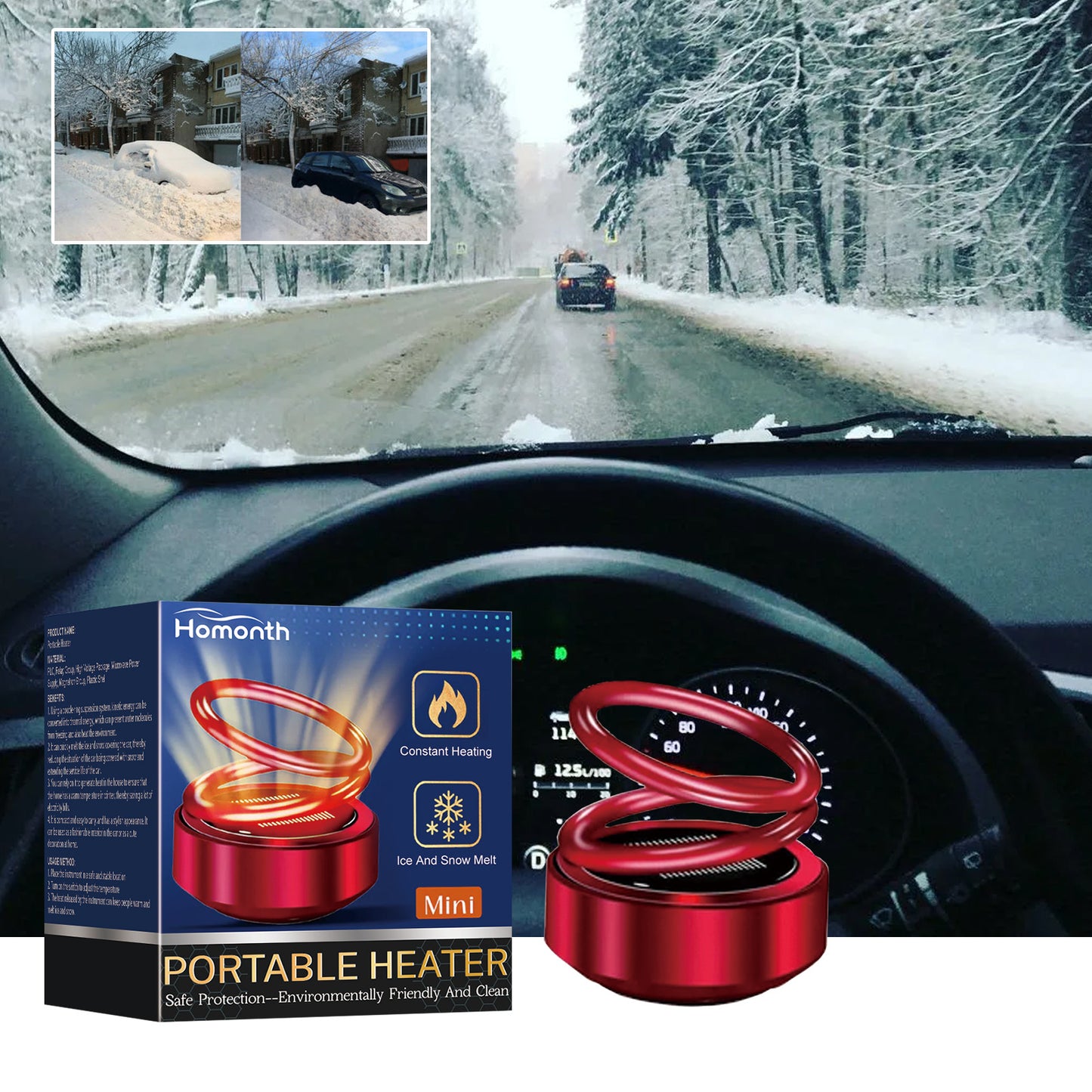 Homonth - Car Portable Heater