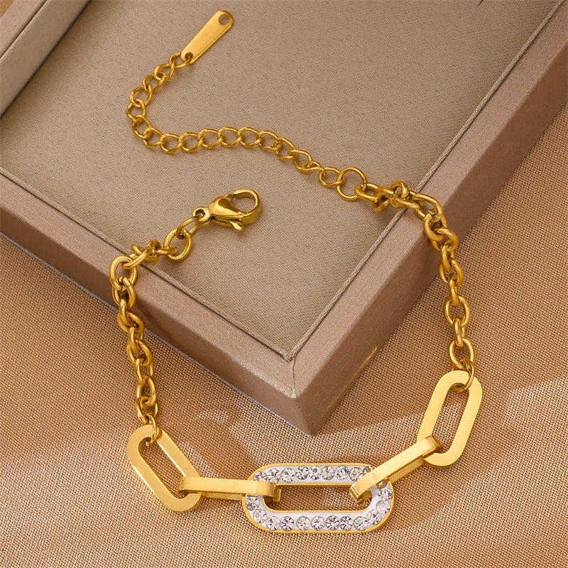 GeoGlam Gold Chain Bracelet