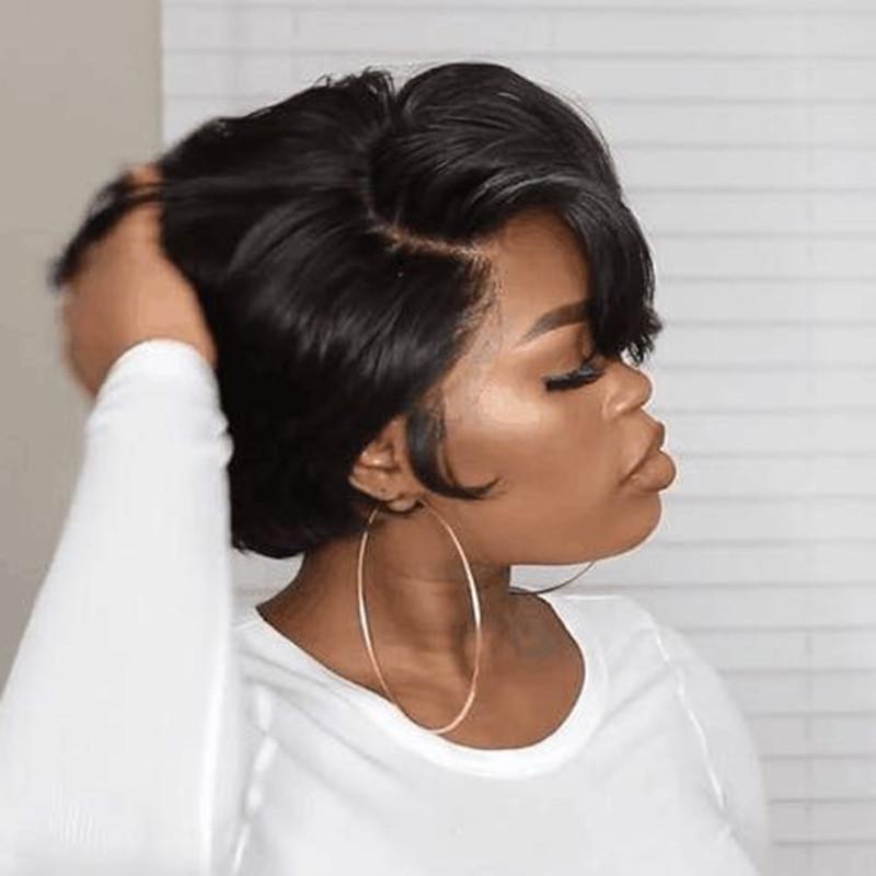 Short Lace Frontal Wigs  Human Hair