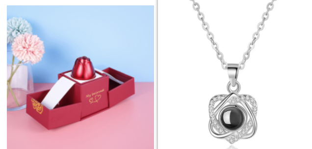 I Love You Necklace With Exquisite Gift Box "100 Languages"