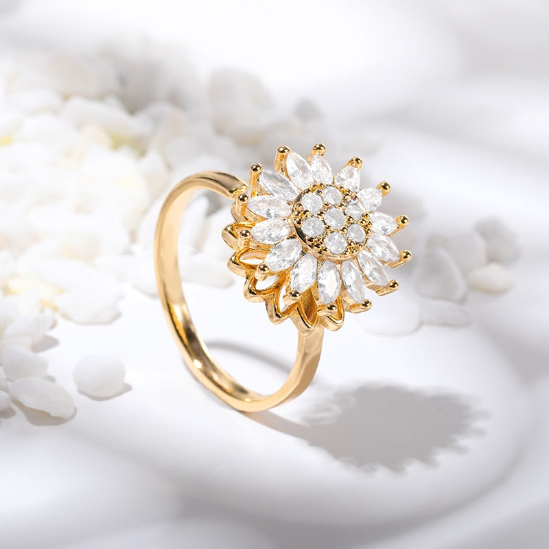 Sunflower Rings For Women