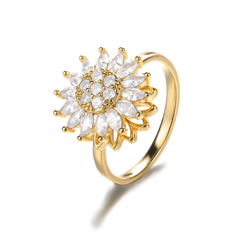 Sunflower Rings For Women