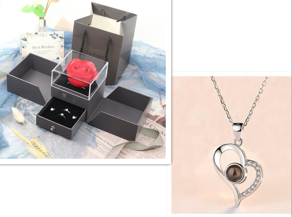 I Love You Necklace With Exquisite Gift Box "100 Languages"